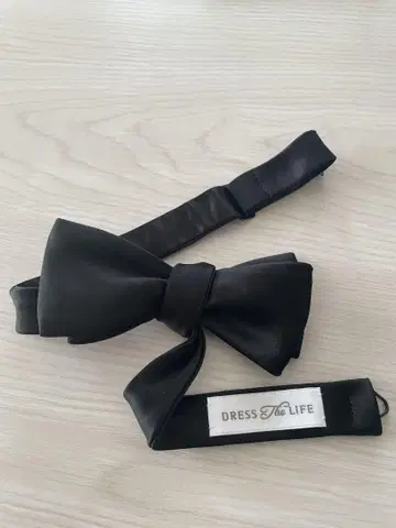DRESS THE LIFE 블랙 나비 넥타이 기프트 박스 포함