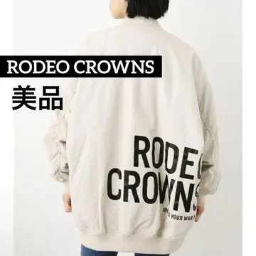 [ 새상품급 ] RODEO CROWNS 로데오 여성용 블루종 베이지