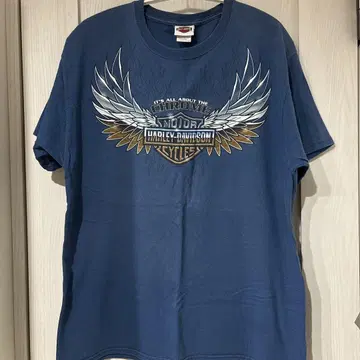 Harley-Davidson 블루 T셔츠 사이즈 L