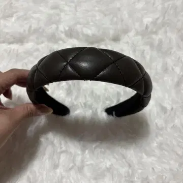 CA4LA 카시라 밤색 퀼팅 머리띠! 귀여워요