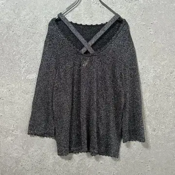 [ 이타리야 ] 이타리야 ( 13 ) 라메 티셔츠*스톤 로고*스트레치*