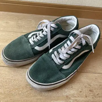 Vans 그린 스웨이드 로우컷 스니커즈 27cm