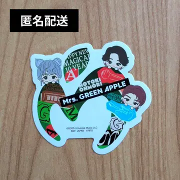 Mrs. GREEN APPLE 제일복권 스티커 1장