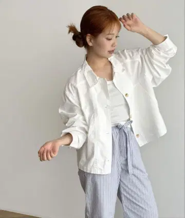 El mar 코튼 숏 자켓
