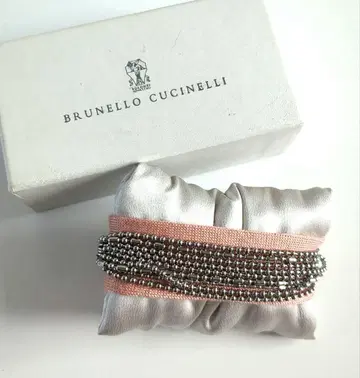 BRUNELLO CUCINELLI 팔찌 핑크 실버