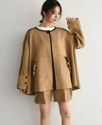 택 포함 새상품 Cen. (센) 다이너소어 큐롯 브라운 프리