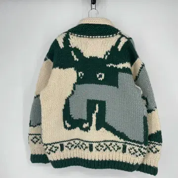 KANATA 스웨터 카우친 울 100 캐나다제 루돌프