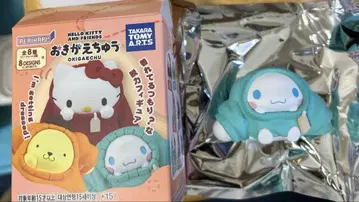 새상품 산리오 옷 갈아입는 중 피규어 시나몬