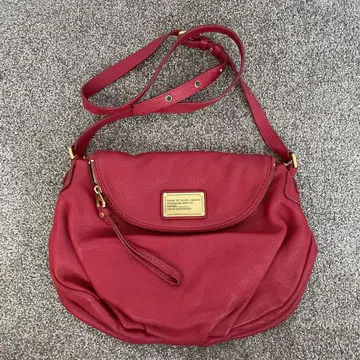 MARC JACOBS 빨간색 가죽 숄더백