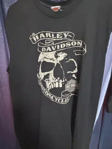 Harley-Davidson 스컬 T셔츠 Charlotte