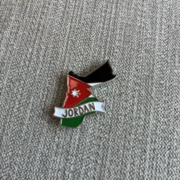 새상품 오사카 간사이 만박 요르단 마그넷 핀 배지 국기