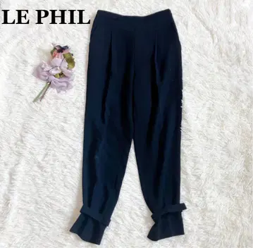 LE PHIL 르필 벨티드 테이퍼드 팬츠 슬랙스
