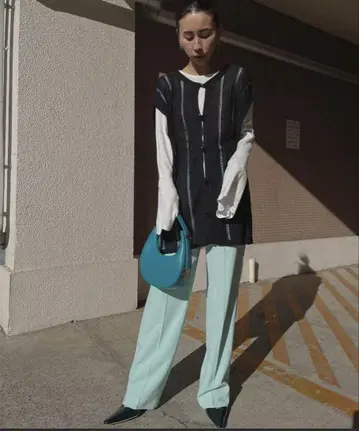 아메리빈티지 2TUCK STRAIGHT PANTS