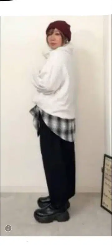 새상품 미사용 택 포함 셔츠 랩 스커트 블랙 LL