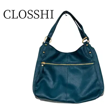 CLOSSHI 크로시 청록색 핸드백