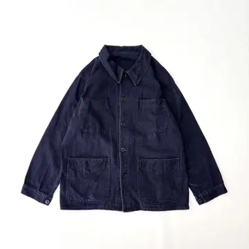 French Vintage 워크 커버올 자켓