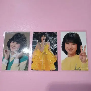 마츠다 세이코 사진 카드 3장 세트 T-239