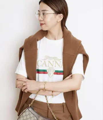 [ AMERICANA/아메리카나 ] CANNA 티셔츠 두지엠 클라세
