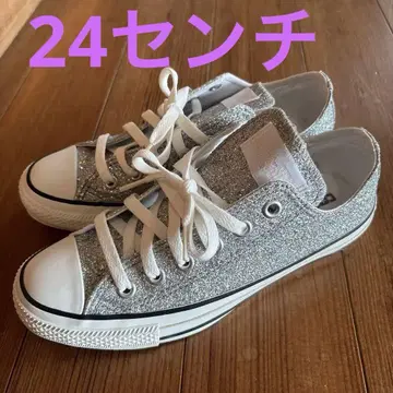 CONVERSE 글리터 스니커즈 24cm 컨버스