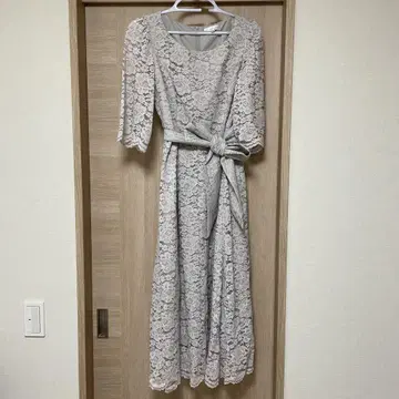SWEET MOMMY 전체 레이스 롱 원피스 M