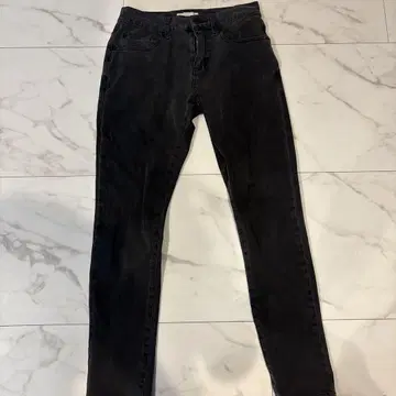 Lui's 블랙 울트라 스키니 데님