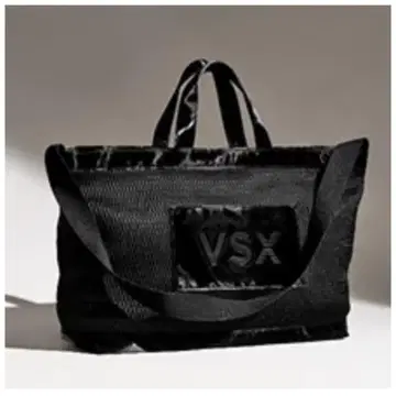 빅토리아 시크릿 VSX 블랙 메쉬 숄더백