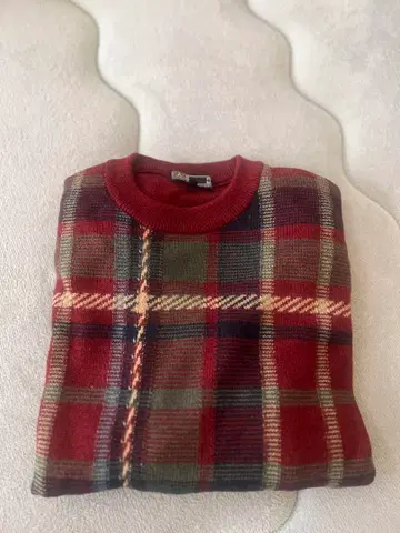 최종 가격 인하! 닥스 레어 90년대 니트 빨간색