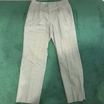 90s 빈티지 체크 슬랙스