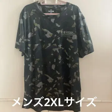택 포함 새상품 UNDER ARMOUR 카모 패턴 T셔츠 2XL