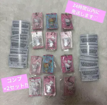 HELLO KITTY 키티 패키지 미니어처 컬렉션 컴프 x 2세트