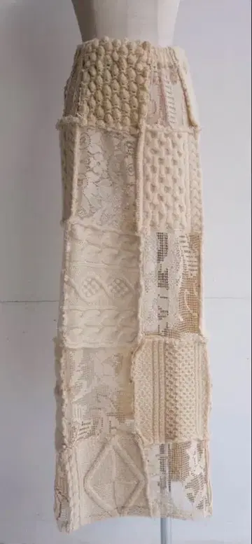 malion vintage 니트 롱 스커트