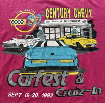 모터스포츠 셔츠 Century Chevy Carfest 셔츠