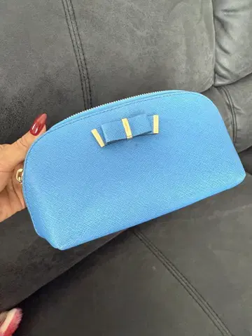 MICHAEL KORS 파랑 리본 포함 파우치