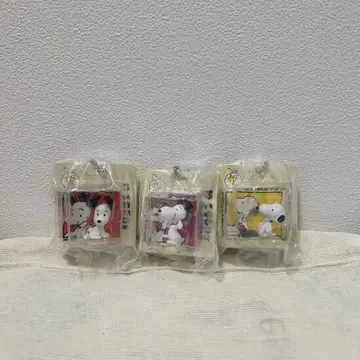스누피 PEANUTS 패키지 미니어처 컬렉션 3개 세트