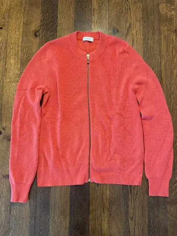 Paul Smith 코랄 핑크 니트 가디건 긴팔