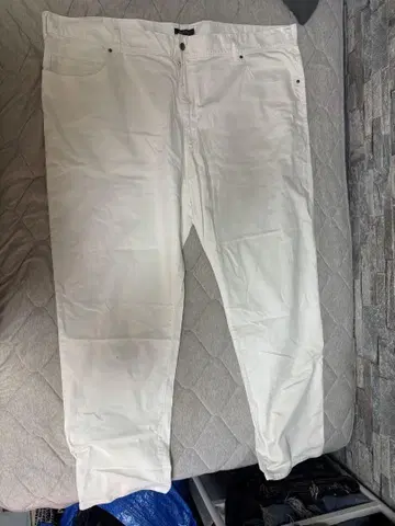 화이트 데님 팬츠 사이즈 130