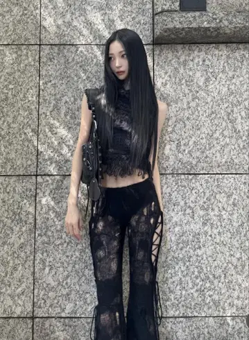 theredthread S lace up leggings cocoon
