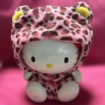 1999년 헬로키티 레오파드 무늬 키티 인형옷 저금통