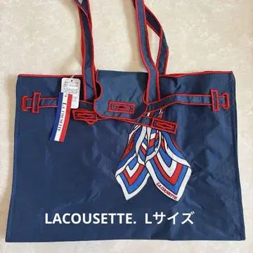 LACOUSETTE 에코백 리본 자수