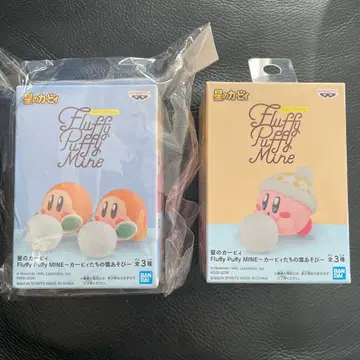 별의 커비 Fluffy Puffy Mine 커비들의 눈놀이 2점