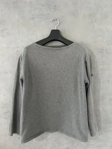 SAINT JAMES 그레이 긴팔 티셔츠