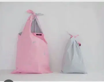 미나 페르호넨 스카이 리버서블 에코백 핑크 그레이
