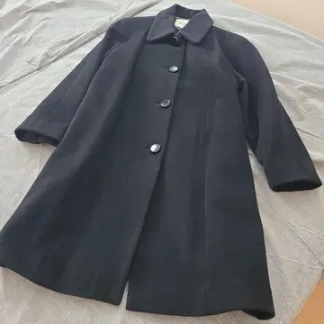 울 코트 블랙 11호
