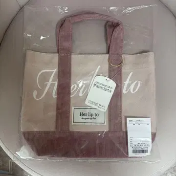 한정판 herlipto HLT mini tote Bordeaux 핑크