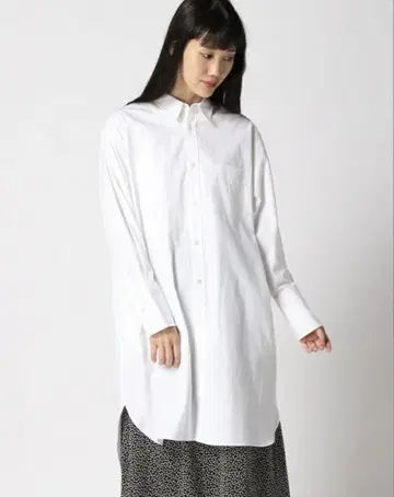 Spick & Span 스픽 앤 스팬 옥스 롱 셔츠 원피스
