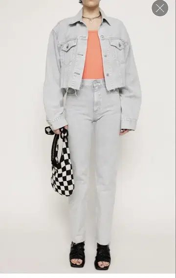 JOSHUA JW STRAIGHT PT-E 데님 컷오프 얇은 데님