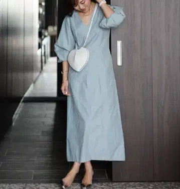 iDeaLuce 이데알루체 올리비아 원피스 블루 S