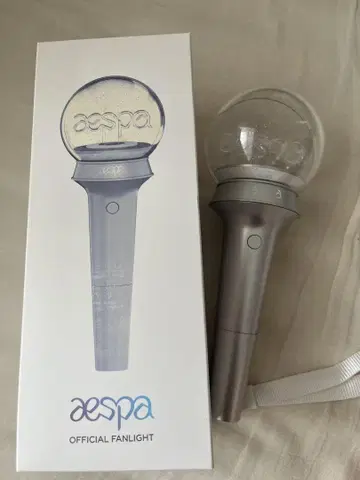 aespa 공식 응원봉 작동 확인 완료