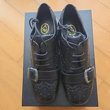 [ 미사용품 ] ASH 블랙 가죽 신발 39 사이즈