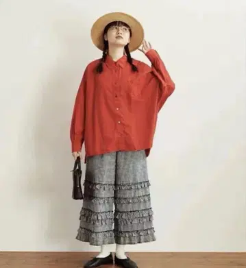 fig London deco pants 깅엄 체크